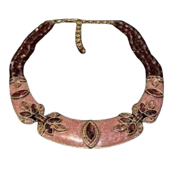 Heidi Daus “ Pretty & Polished” Collar Necklace Hallmarked 20” - Picture 8 of 9